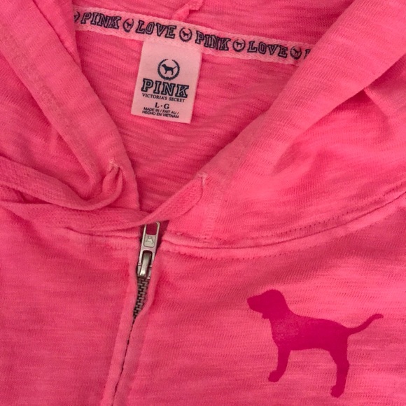 Love Pink slub knit hoodie - Picture 3 of 3